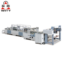 Shopping bag making machine paper bag forming machine square bottom gluing machine